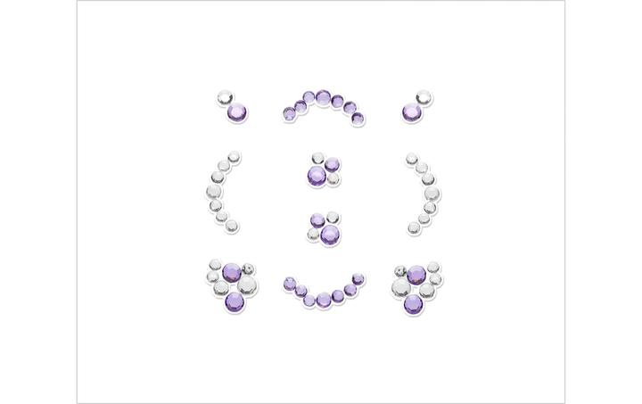 Actual product image essence 3D Nail Jewels (Nail glue, Violet)