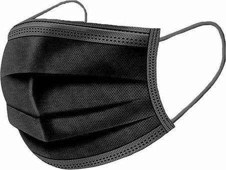 Produktbild No Name Medical Face Mask Type Iir 10 Pcs Black