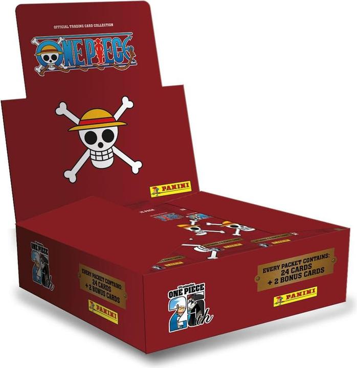 Produktbild Panini One Piece Sammelkarten 25th Anniversary Fat Packs Display (10) (Englisch, Booster Display)