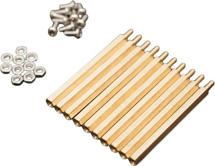 Immagine prodotto DFRobot Set di bulloni distanziatori in ottone M3x50mm 10 pezzi