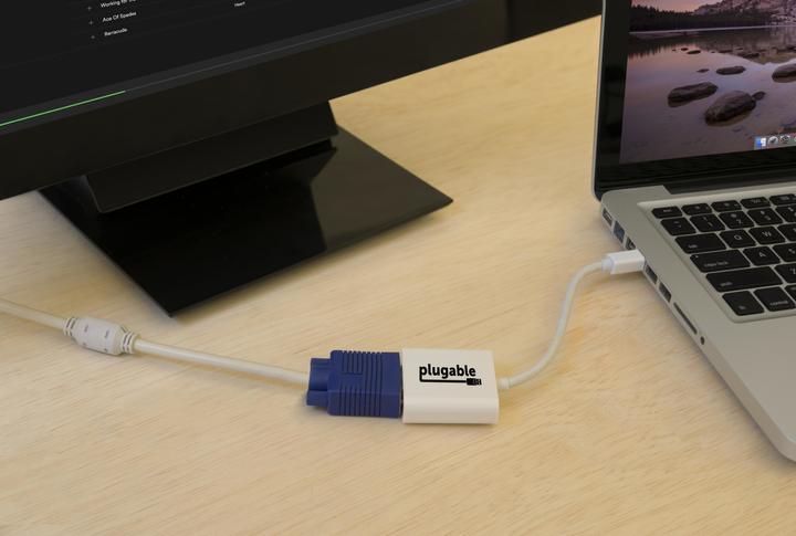 Produktbild Plugable Mini DP (TBT 2) to VGA Adapter (VGA, Mini DP)