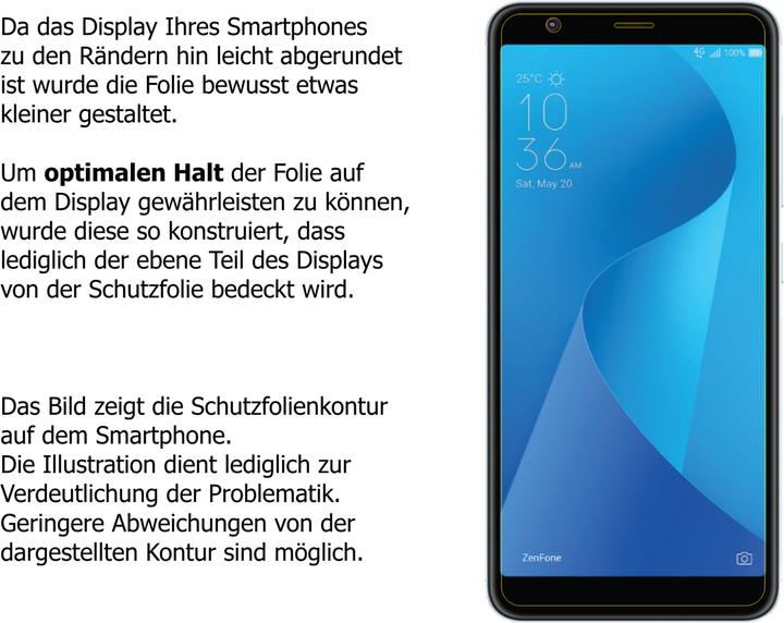 Actual product image Dipos Screen Protector Anti-Shock (2 Piece, Asus Zenfone Max)