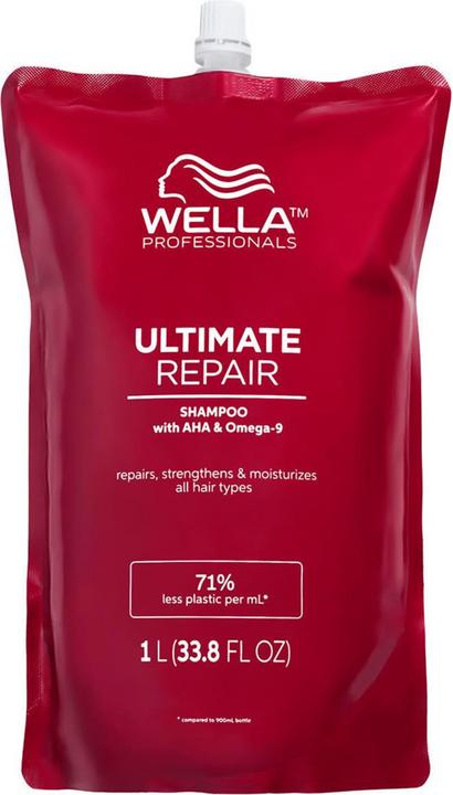 Wella Ultimate Repair Shampoo Refill (1000 ml, Flüssiges Shampoo)