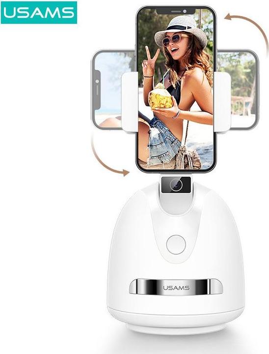 Actual product image Usams Smart Face Tracking Bracket - White