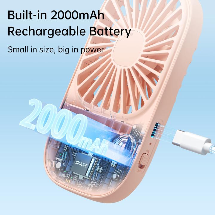 Produktbild Jisulife Handheld Fan Life 2 pink