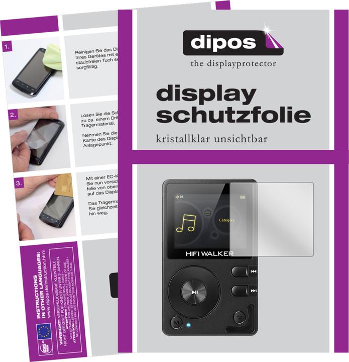Actual product image Dipos Screen Protector Crystalclear (Screen protector, H2)