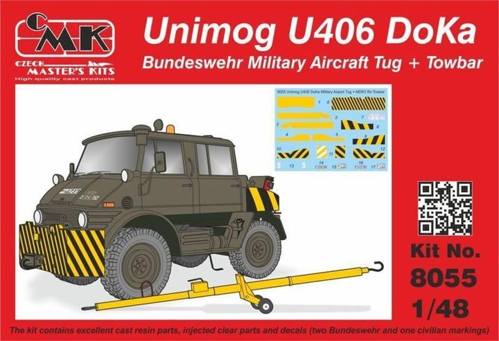 Image du produit CMK Unimog U406 DoKa Military Airport Tug + Towbar