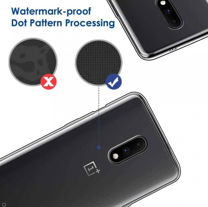 Actual product image Screenguard OnePlus 7 Flexible TPU Clear Case (OnePlus 7)