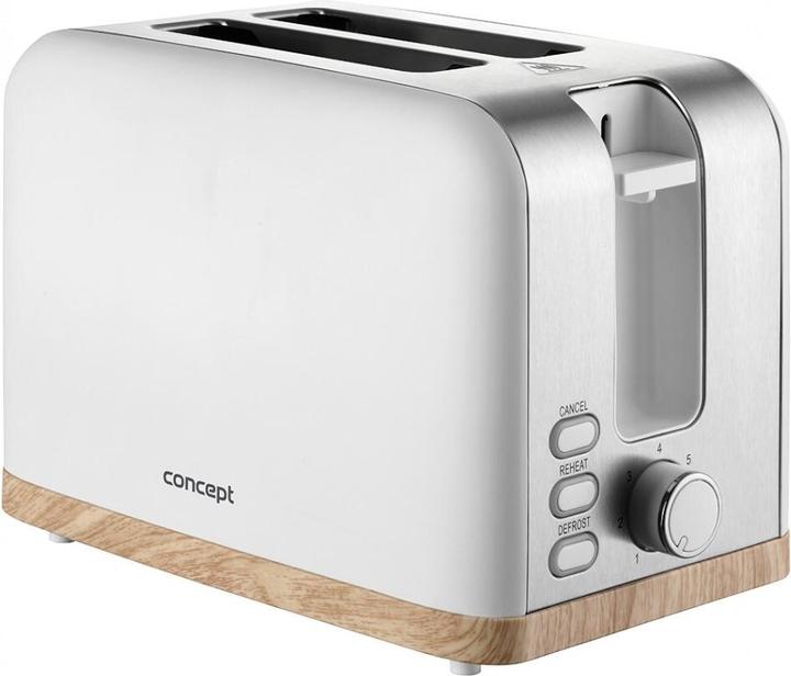 Actual product image Concept Toaster Elwood white TE2015 (EU plug)