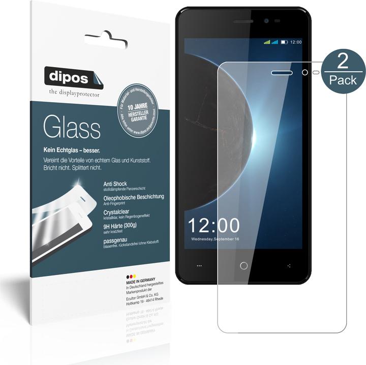 Image du produit Dipos Film de Protection d’écran Anti-Shock (2 pièce(s), Leagoo Z6)