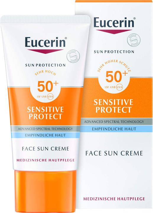 Produktbild Eucerin Sensitive Protect (Sonnencreme Gesicht, SPF 50, 50 ml)