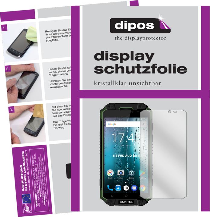 Actual product image Dipos Screen Protector Crystalclear (6 Piece, Oukitel K10000 Max)