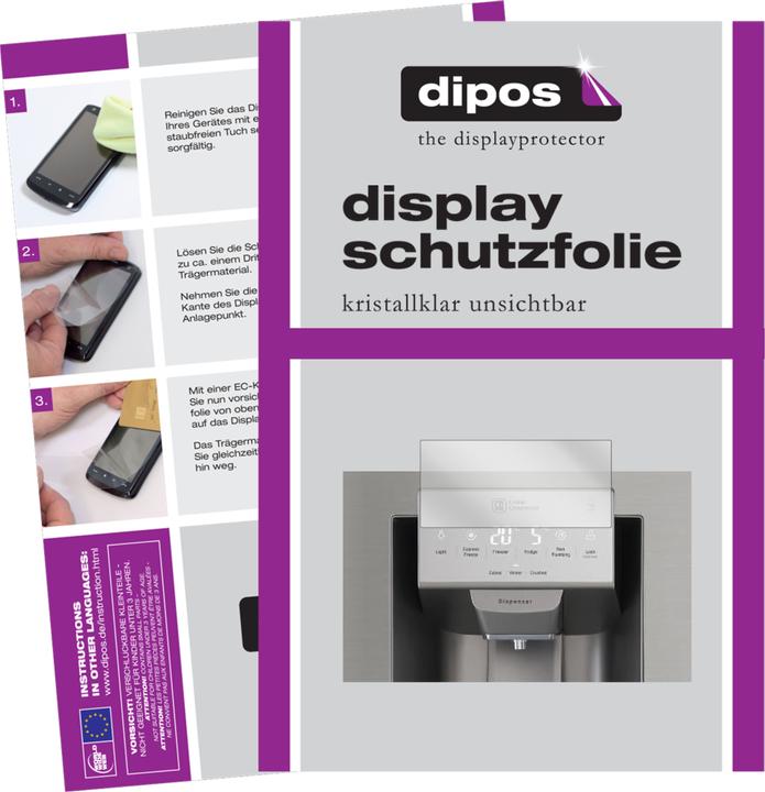 Produktbild Dipos Displayschutzfolie Crystalclear (2 Stück, GSJ 961 NEBZ)