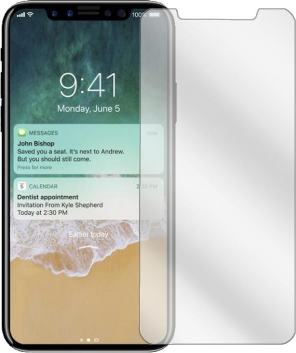 Produktbild Dipos Displayschutzfolie Crystalclear (2 Stück, Apple iPhone X)