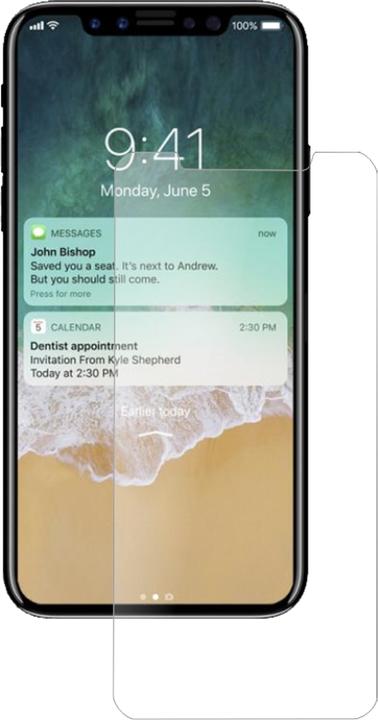 Immagine prodotto Dipos Pellicola Protettiva Anti-Shock (2 Pezzo/i, Apple iPhone X)