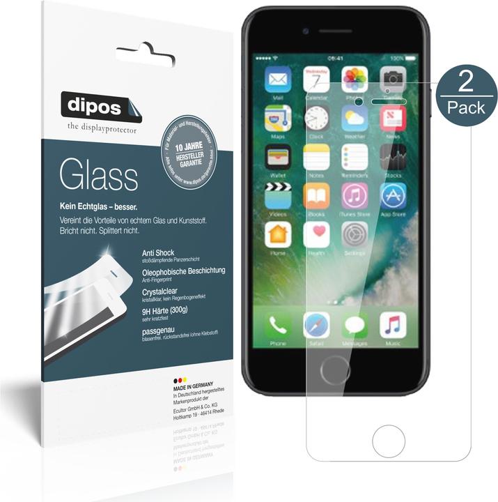 Actual product image Dipos Screen Protector Anti-Shock (2 Piece, Apple iPhone 7s Plus)
