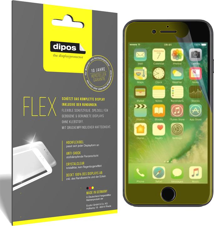 Produktbild Dipos Displayschutzfolie Full-Cover 3D (3 Stück, Apple iPhone 8 Plus)