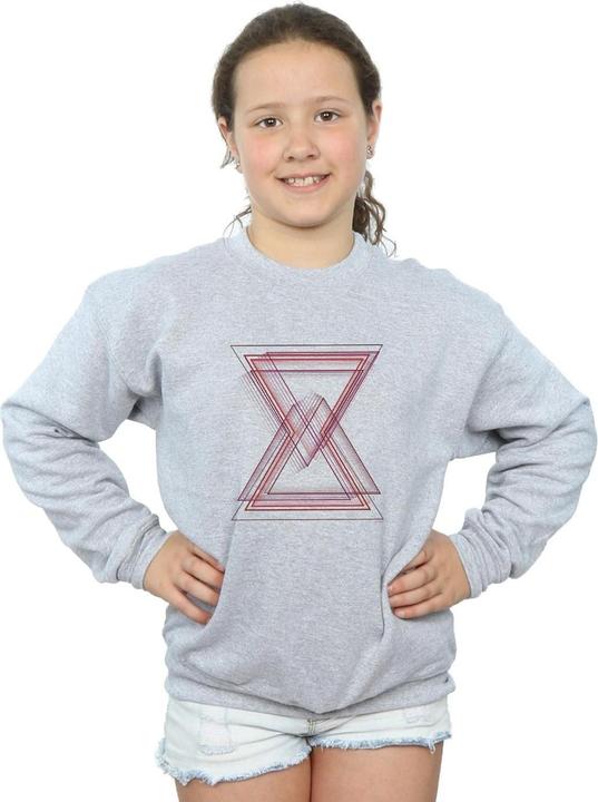 Produktbild Avengers Infinity War Black Widow Lines Sweatshirt Mädchen (152, 158)