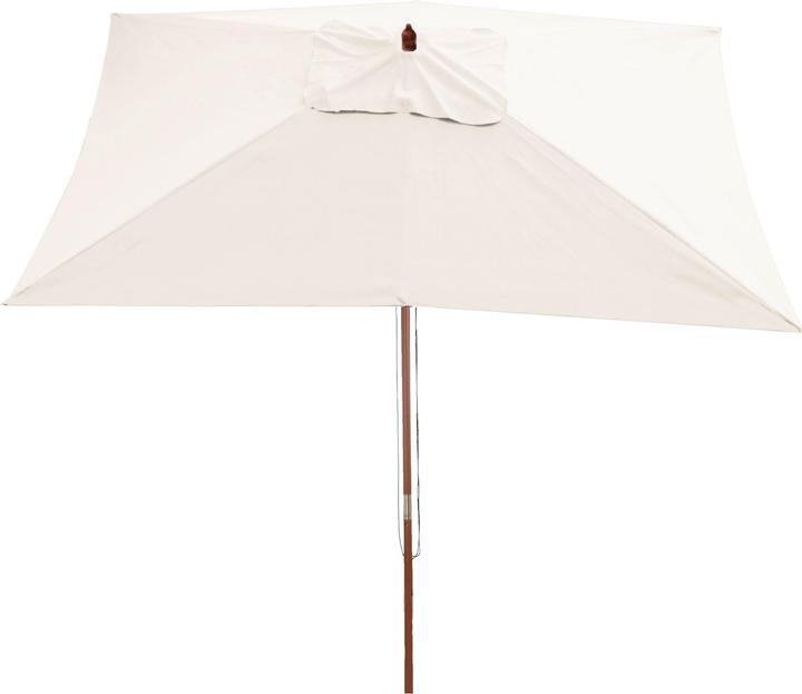 Image du produit Swisshandel24 Parasol en bois Parasol de marché, rectangulaire 2x3m crème - 19651 (2 m)