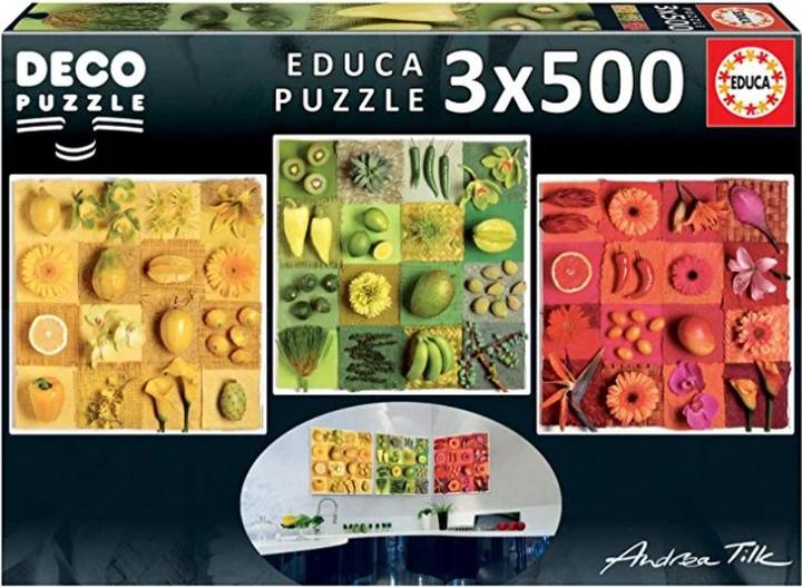 Produktbild Educa Exotische Früchte & Blumen (500 Teile)