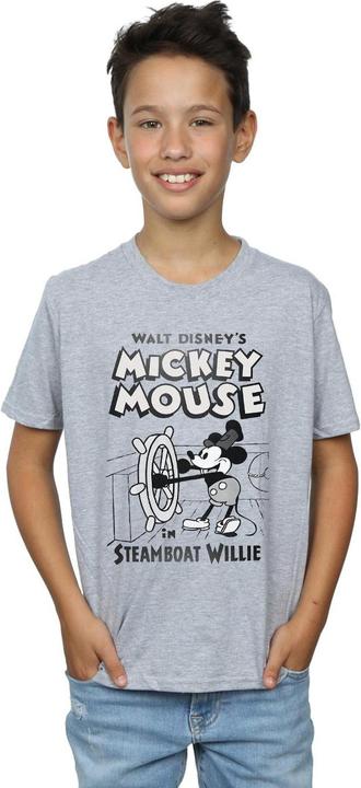 Image du produit Disney - T-shirt MICKEY MOUSE STEAMBOAT WILLIE - Garçon (128)