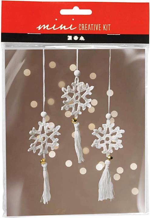 Immagine prodotto Creativ Company Set di lavoretti con fiocco di neve all'uncinetto