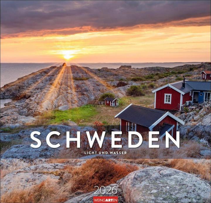 Actual product image Schweden Kalender 2026 - Licht und Wasser (48 x 46 cm, German)