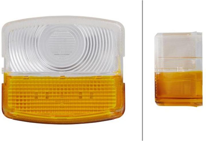 Image du produit Hella 2 verres de feux clignotants halogènes pour CLAAS