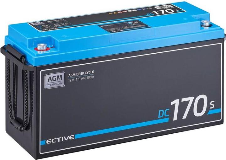 Produktbild Ective Deep Cycle AGM Versorgungsbatterie 12V 170Ah m Display Batterie Wohnmobil (12 V, 170 Ah)