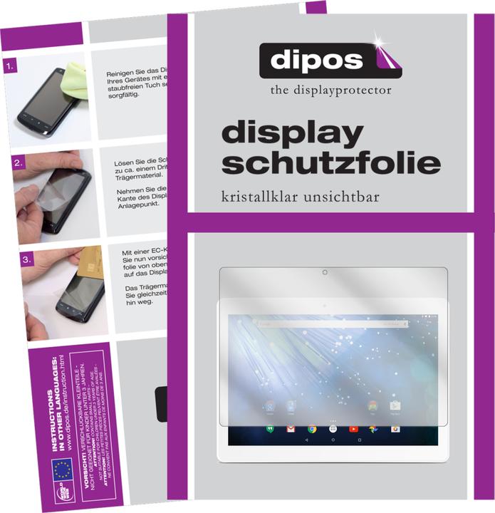 Produktbild Dipos Displayschutzfolie Crystalclear (2 Stück, Surftab Breeze 10.1 quad)