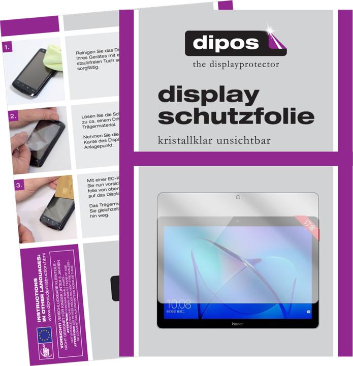 Produktbild Dipos Displayschutzfolie Crystalclear (2 Stück, Honor Play Pad 2 9.6)