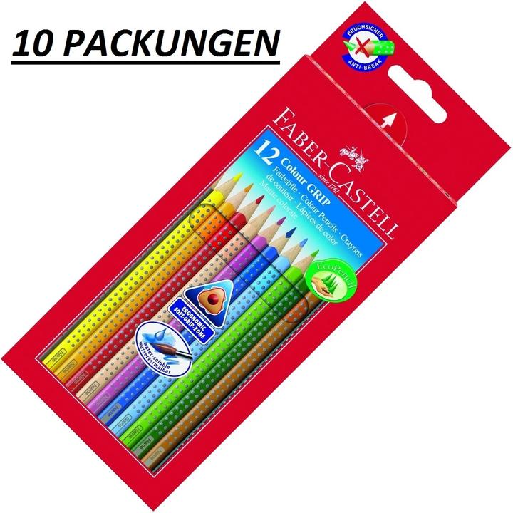 Image du produit Faber-Castell Crayon de couleur Colour Grip, étui carton de 12 pièces