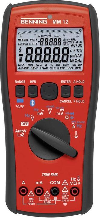 Image du produit Benning Multimètre portable numérique MM 12 (CAT IV 600V, CAT III 1000V)