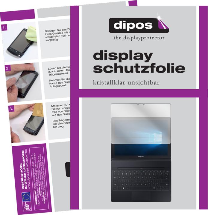 Produktbild Dipos Displayschutzfolie Crystalclear (2 Stück, Galaxy Tab Pro S)