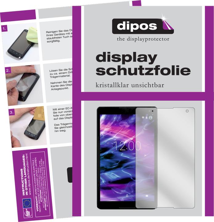 Actual product image Dipos Screen Protector Crystalclear (2 Piece, LifeTab P10505)