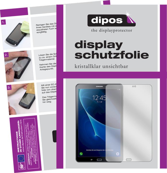 Actual product image Dipos Screen Protector Crystalclear (2 Piece, Samsung Galaxy Tab A 10.1)