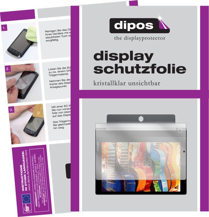 Image du produit Dipos Film de Protection d’écran Crystalclear (2 pièce(s), Lenovo Yoga Tablet 3 Pro)