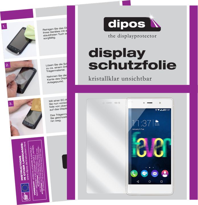 Immagine prodotto Dipos Pellicola Protettiva (2 Pezzo/i, Wiko Fever 4G)