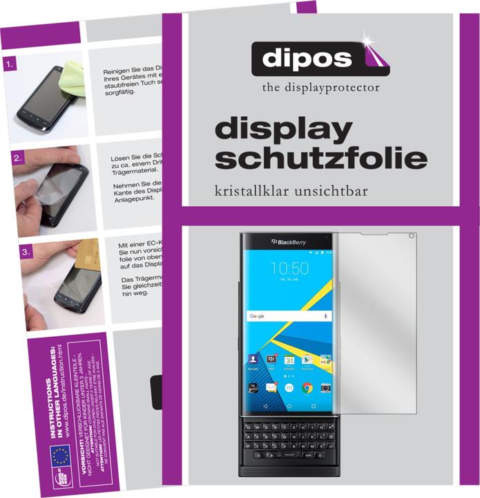 Produktbild Dipos Displayschutzfolie Crystalclear (6 Stück, Blackberry Priv)