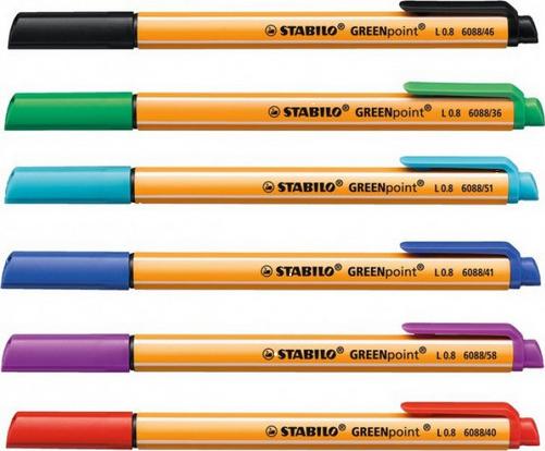 Produktbild STABILO GREENpoint umweltfreundlicher Filzschreiber (Turquoise, 1 x)