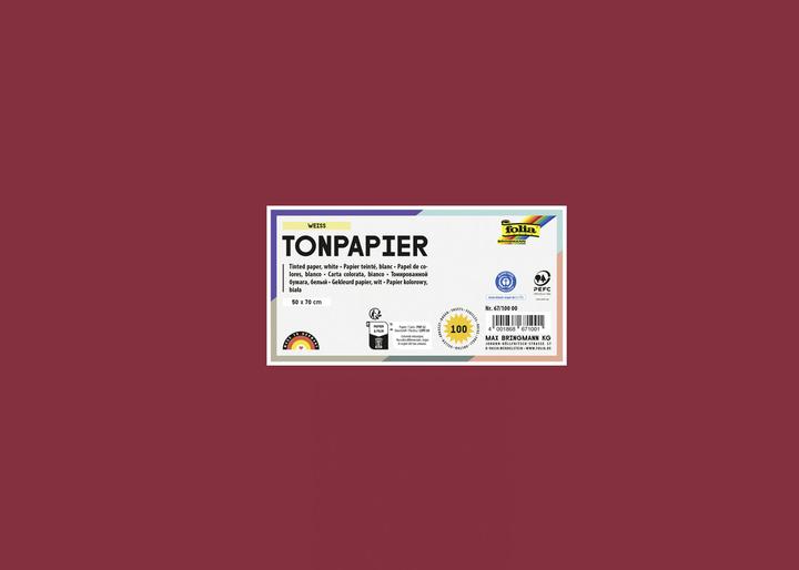 Actual product image Folia Clay paper 130g/m², 50x70cm (130 g/m²)