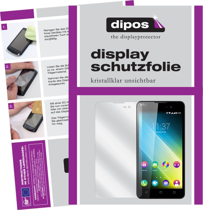 Produktbild Dipos Displayschutzfolie Crystalclear (2 Stück, Wiko Lenny 2)