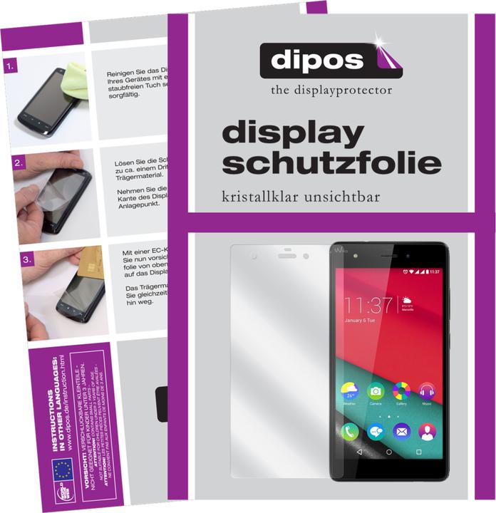 Produktbild Dipos Displayschutzfolie Crystalclear (2 Stück, Wiko Pulp)