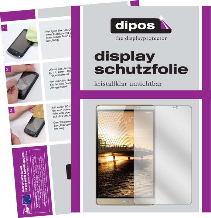 Produktbild Dipos Displayschutzfolie Crystalclear (2 Stück, Huawei MediaPad M2 8.0)
