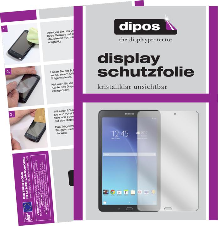 Produktbild Dipos Displayschutzfolie Crystalclear (2 Stück, Galaxy Tab E 9.6)
