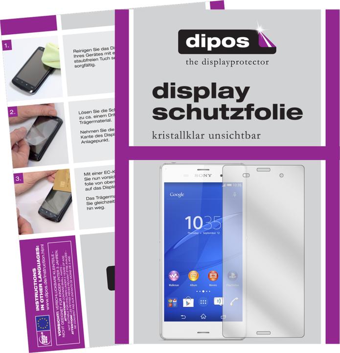 Produktbild Dipos Displayschutzfolie Crystalclear (4 Stück, Sony Xperia Z3)