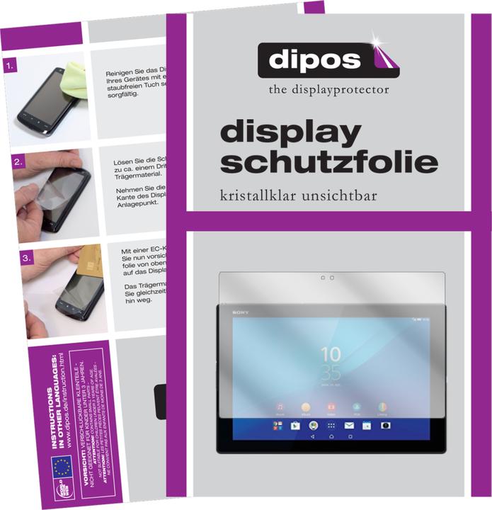 Image du produit Dipos Film de Protection d’écran Crystalclear (2 pièce(s), Sony Xperia Tablet Z4)
