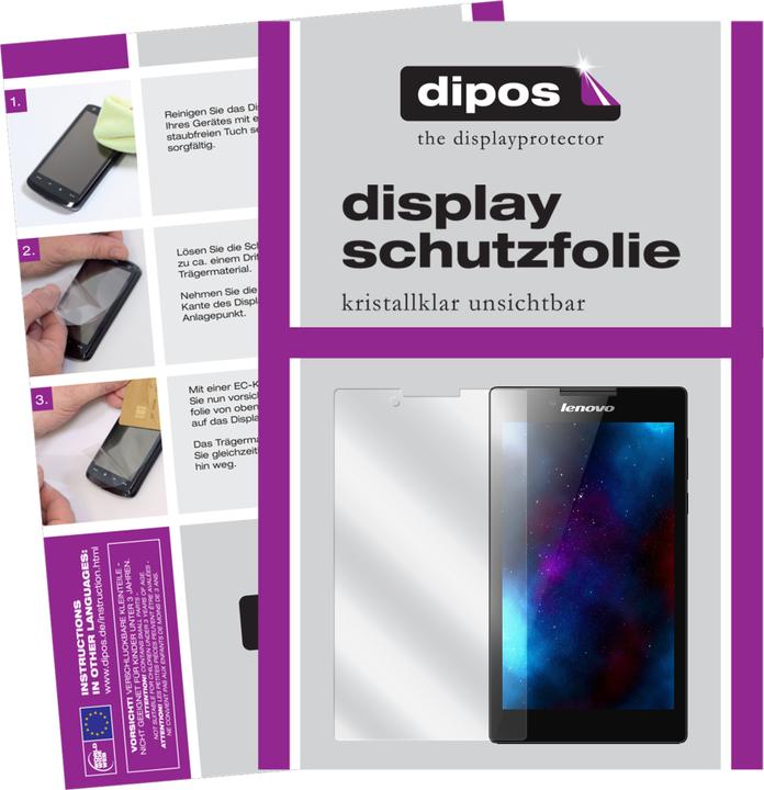 Produktbild Dipos Displayschutzfolie Crystalclear (2 Stück, Tab 2 A7-30)