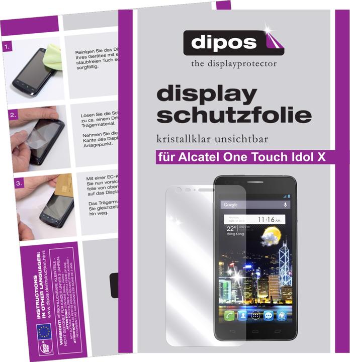 Immagine prodotto Dipos Pellicola Protettiva (2 Pezzo/i, Alcatel One Touch Idol X)