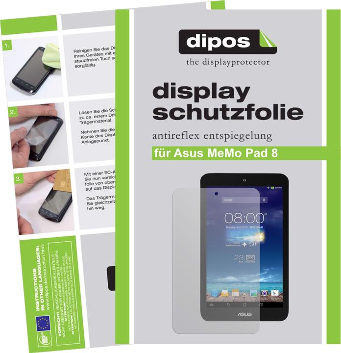 Actual product image Dipos Screen Protector Anti-Glare (2 Piece, MeMO Pad 8)